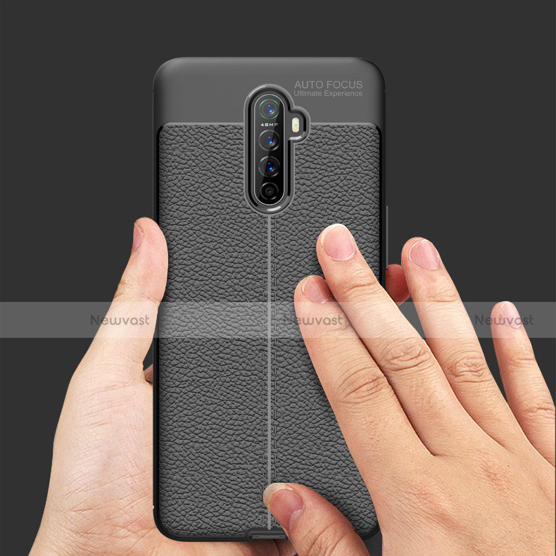 Soft Silicone Gel Leather Snap On Case Cover S02 for Oppo Reno Ace