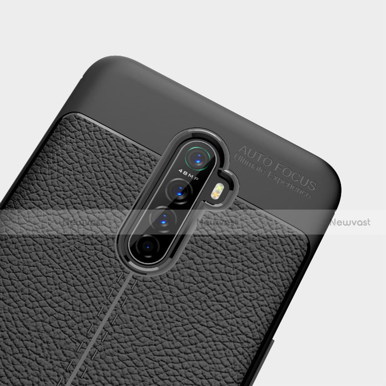 Soft Silicone Gel Leather Snap On Case Cover S02 for Oppo Reno Ace