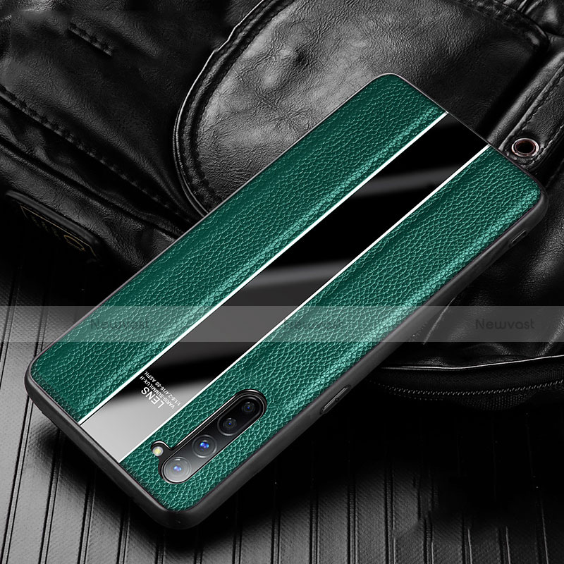 Soft Silicone Gel Leather Snap On Case Cover S02 for Oppo Reno3