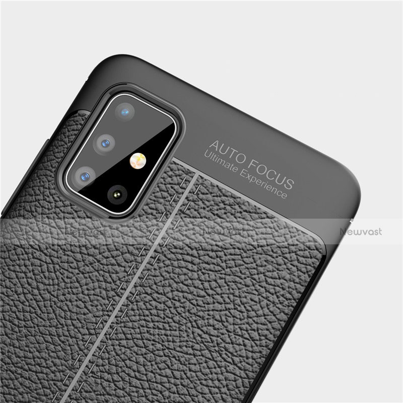 Soft Silicone Gel Leather Snap On Case Cover S02 for Samsung Galaxy A71 5G