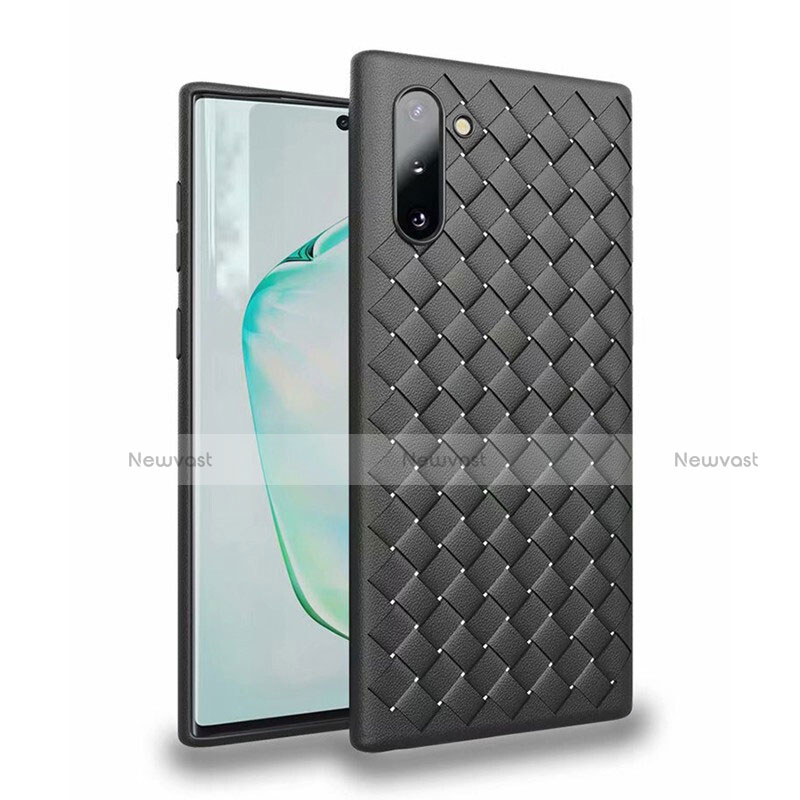 Soft Silicone Gel Leather Snap On Case Cover S02 for Samsung Galaxy Note 10