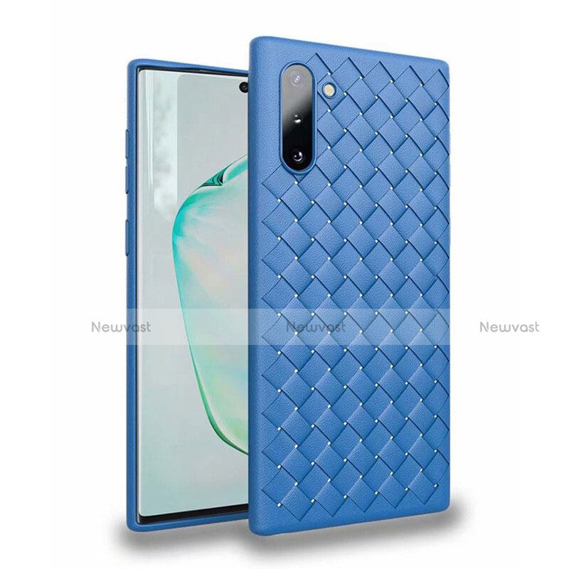 Soft Silicone Gel Leather Snap On Case Cover S02 for Samsung Galaxy Note 10