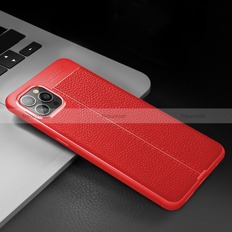 Soft Silicone Gel Leather Snap On Case Cover S03 for Apple iPhone 14 Pro