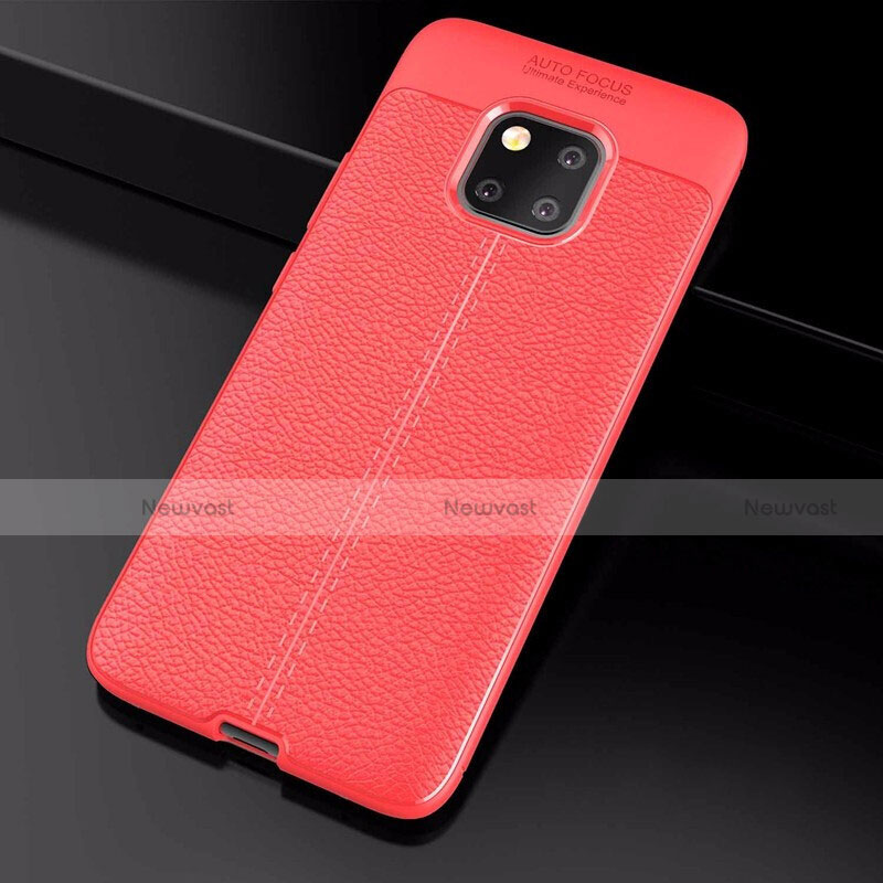 Soft Silicone Gel Leather Snap On Case Cover S03 for Huawei Mate 20 Pro