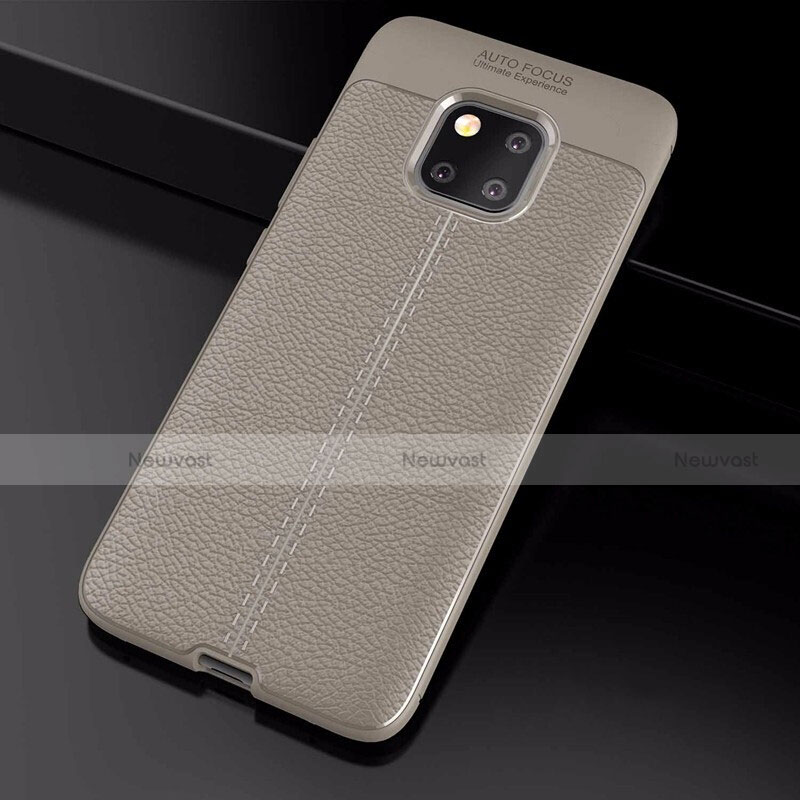 Soft Silicone Gel Leather Snap On Case Cover S03 for Huawei Mate 20 Pro