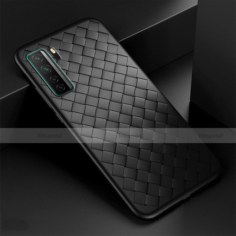 Soft Silicone Gel Leather Snap On Case Cover S03 for Huawei P40 Lite 5G