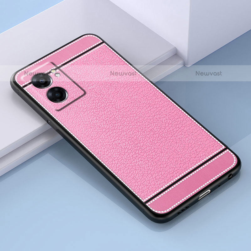 Soft Silicone Gel Leather Snap On Case Cover S03 for OnePlus Nord N300 5G