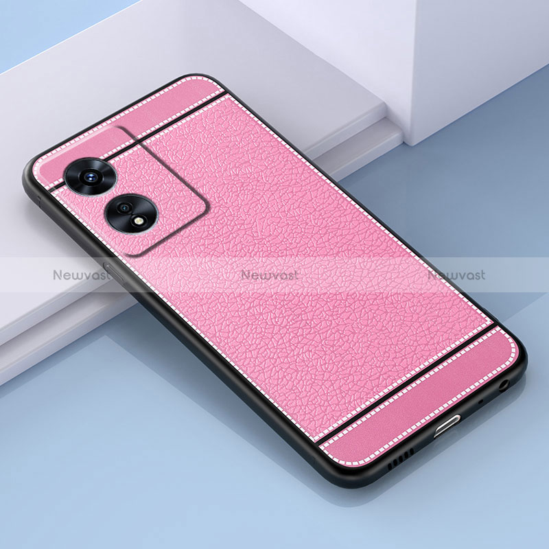 Soft Silicone Gel Leather Snap On Case Cover S03 for Oppo A1 5G