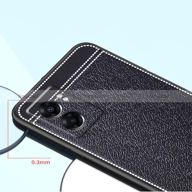 Soft Silicone Gel Leather Snap On Case Cover S03 for Oppo A77 5G