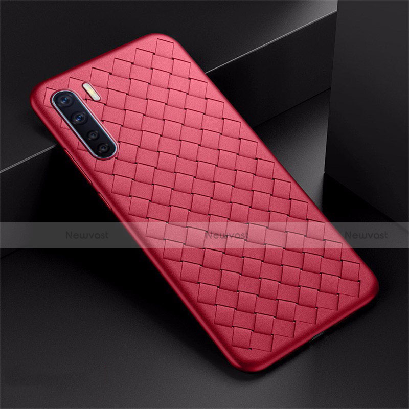 Soft Silicone Gel Leather Snap On Case Cover S03 for Oppo A91