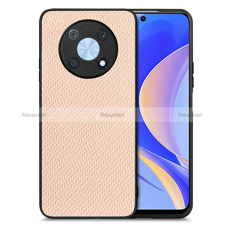 Soft Silicone Gel Leather Snap On Case Cover S03D for Huawei Enjoy 50 Pro