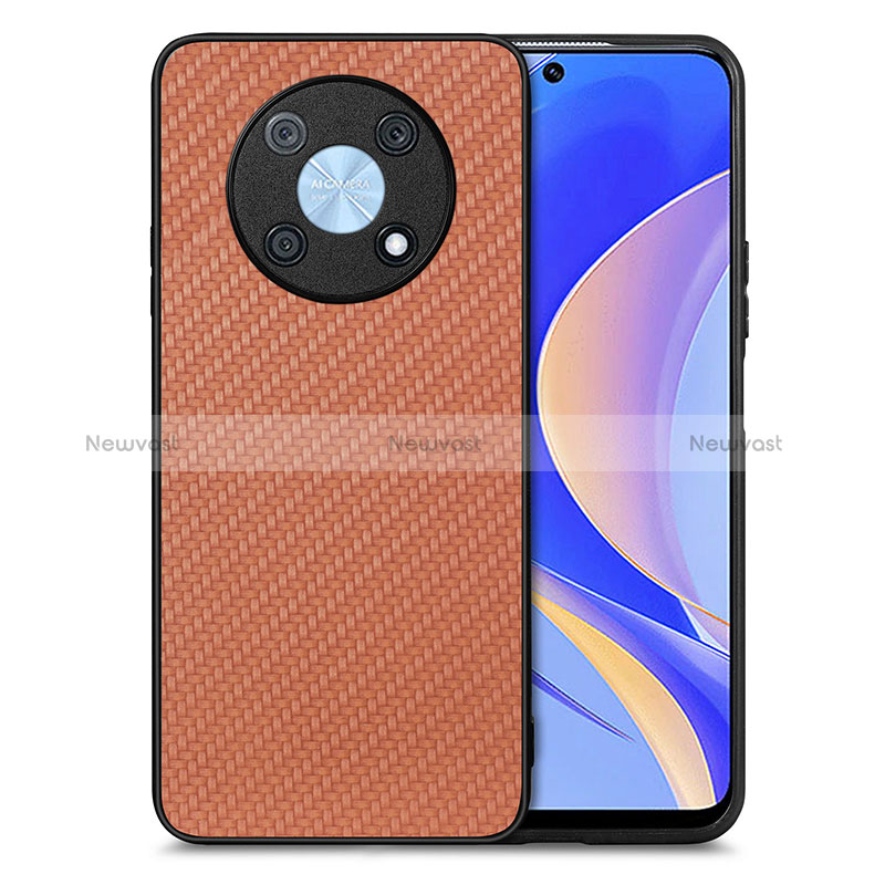 Soft Silicone Gel Leather Snap On Case Cover S03D for Huawei Nova Y90