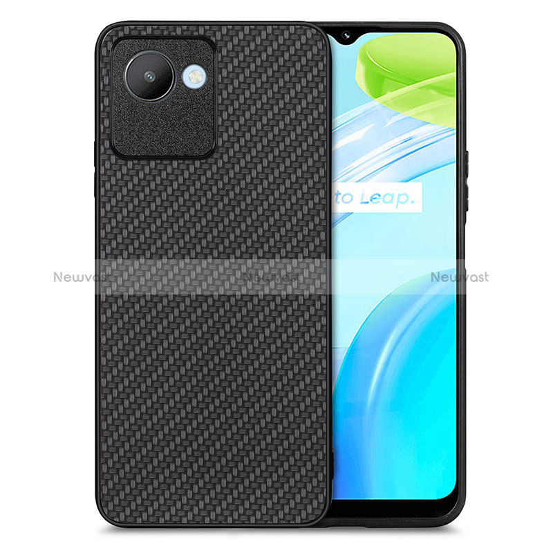 Soft Silicone Gel Leather Snap On Case Cover S03D for Realme C30