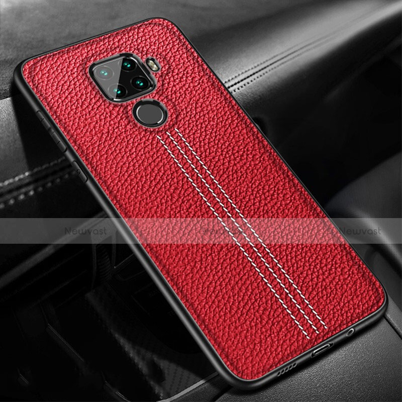 Soft Silicone Gel Leather Snap On Case Cover S04 for Huawei Mate 30 Lite