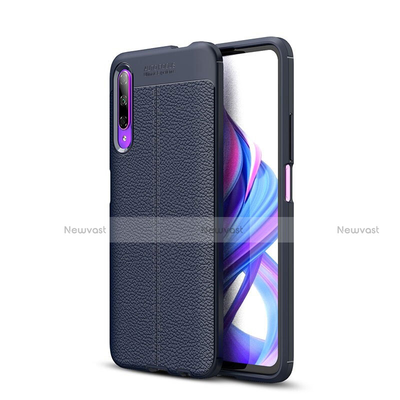 Soft Silicone Gel Leather Snap On Case Cover S04 for Huawei P Smart Pro (2019)