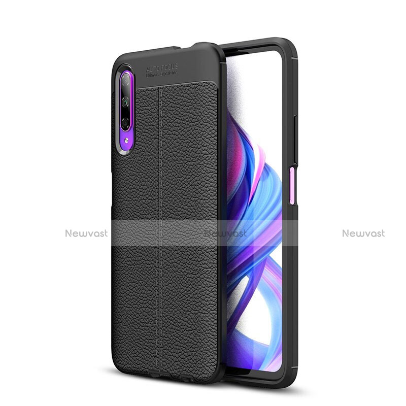 Soft Silicone Gel Leather Snap On Case Cover S04 for Huawei P Smart Pro (2019)