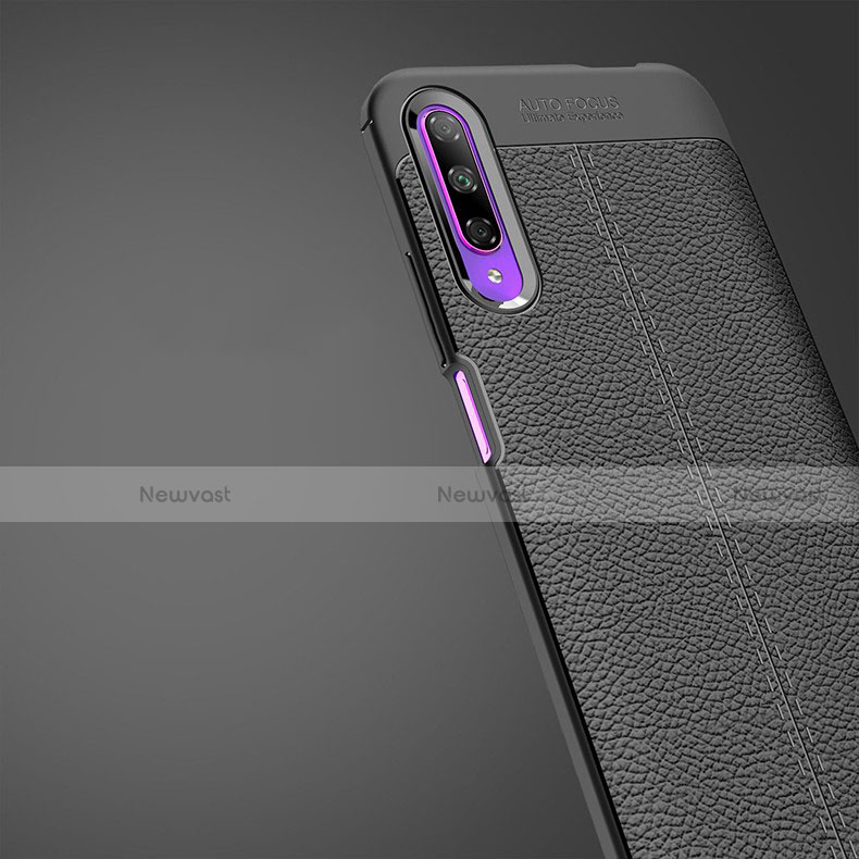 Soft Silicone Gel Leather Snap On Case Cover S04 for Huawei P Smart Pro (2019)