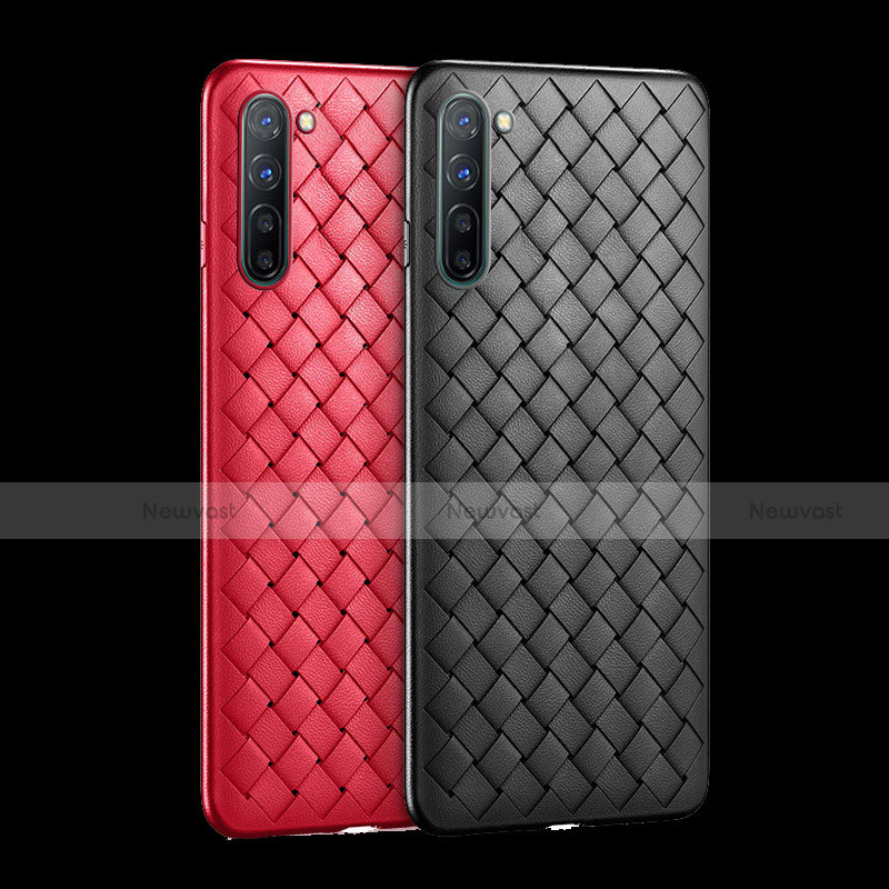 Soft Silicone Gel Leather Snap On Case Cover S04 for Oppo Find X2 Lite