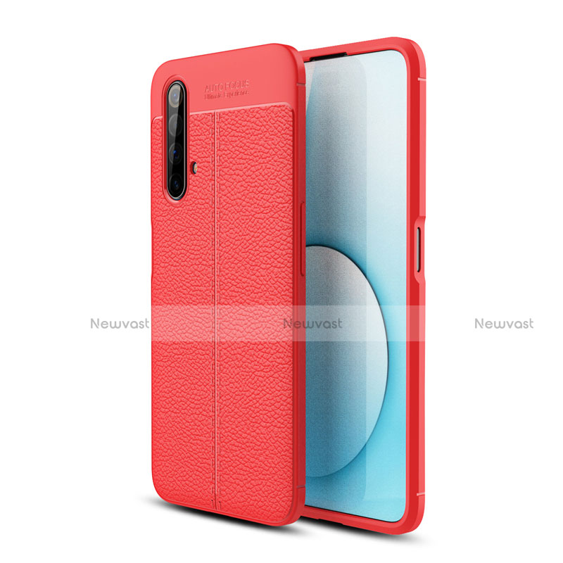 Soft Silicone Gel Leather Snap On Case Cover S04 for Realme X50t 5G