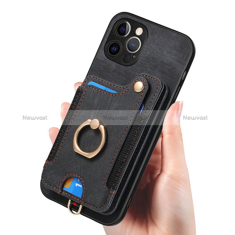 Soft Silicone Gel Leather Snap On Case Cover SD1 for Apple iPhone 16 Pro