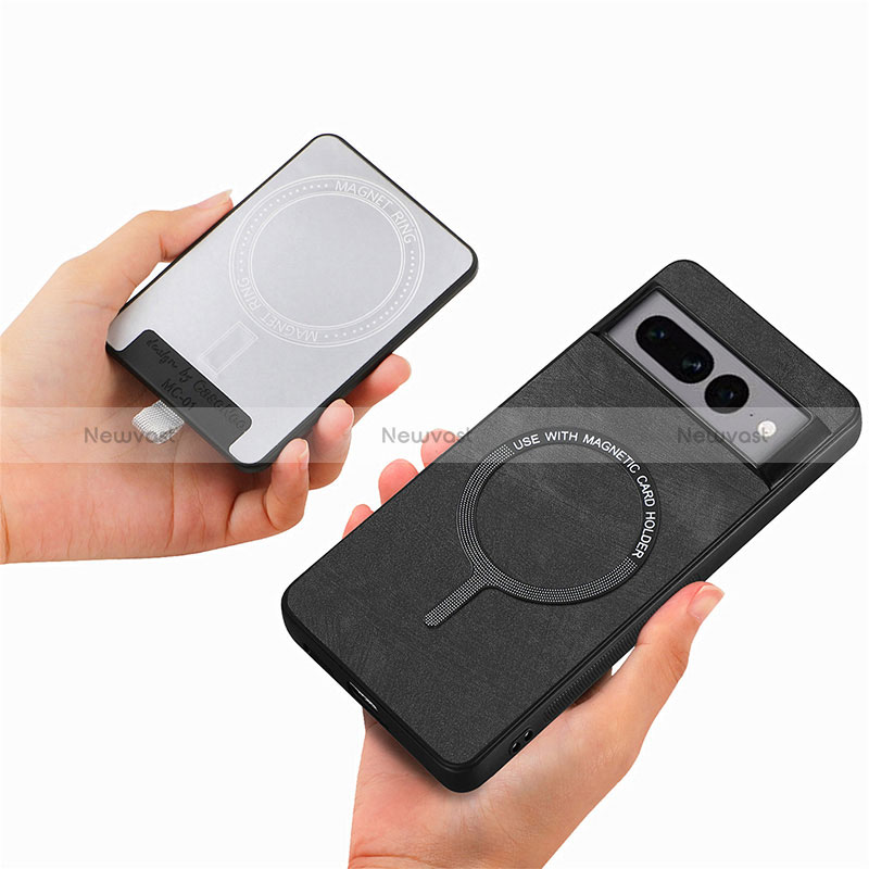 Soft Silicone Gel Leather Snap On Case Cover SD1 for Google Pixel 7 Pro 5G