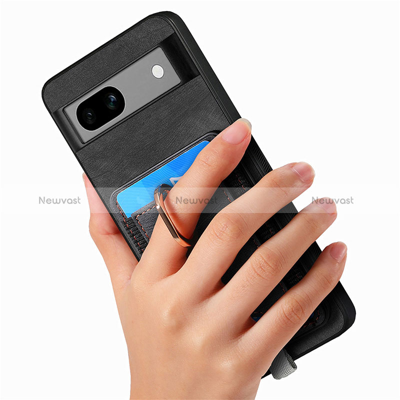 Soft Silicone Gel Leather Snap On Case Cover SD1 for Google Pixel 7a 5G