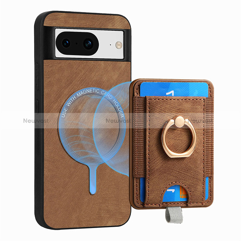 Soft Silicone Gel Leather Snap On Case Cover SD1 for Google Pixel 8 5G