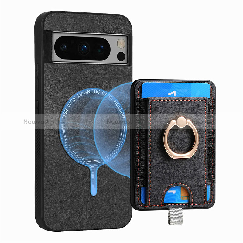 Soft Silicone Gel Leather Snap On Case Cover SD1 for Google Pixel 8 Pro 5G