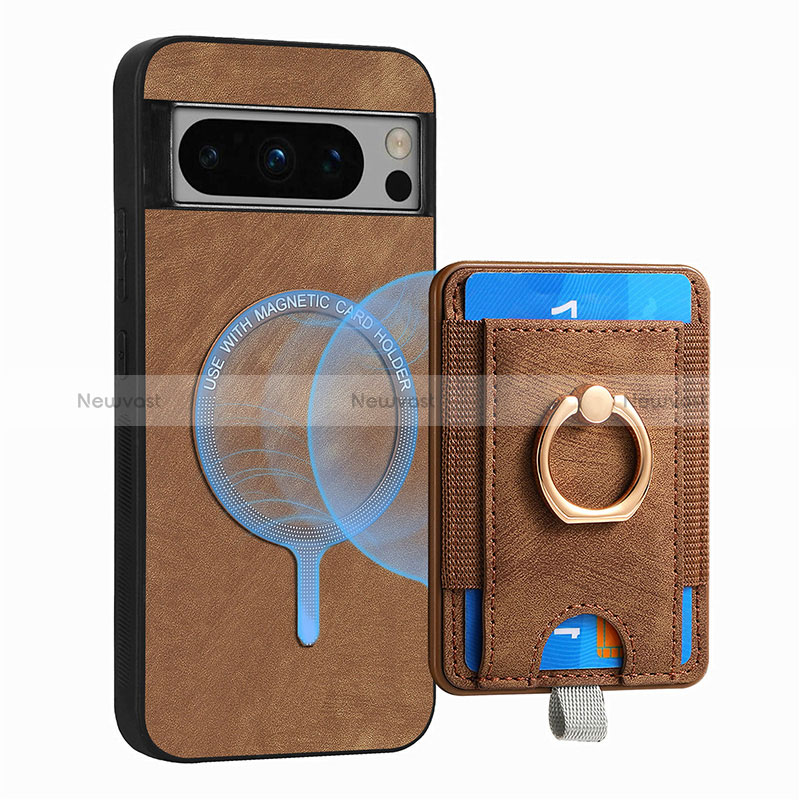 Soft Silicone Gel Leather Snap On Case Cover SD1 for Google Pixel 8 Pro 5G