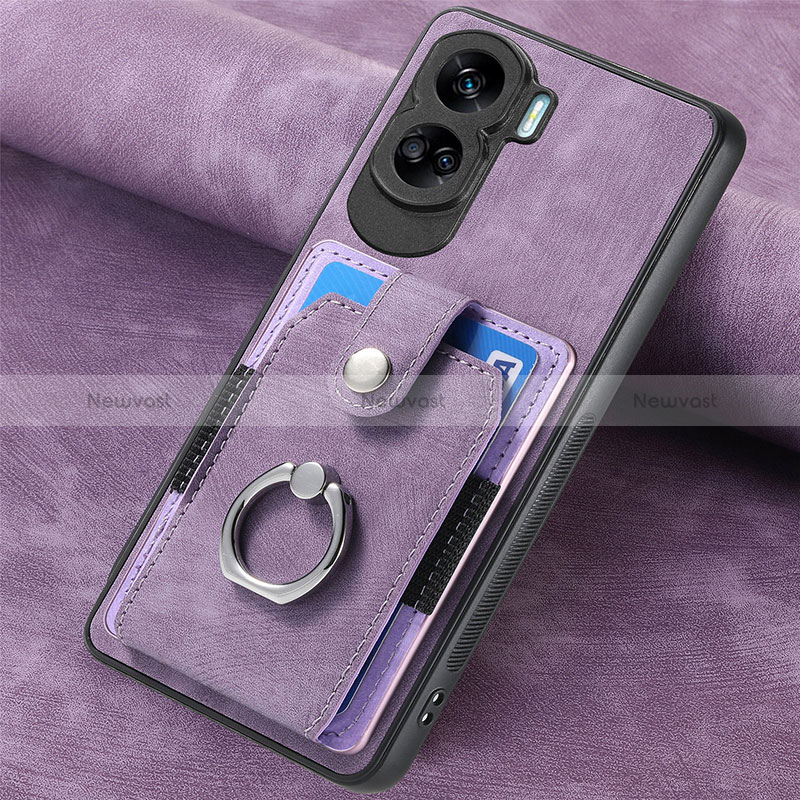 Soft Silicone Gel Leather Snap On Case Cover SD1 for Huawei Honor 90 Lite 5G