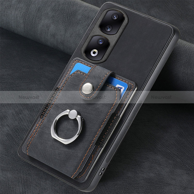 Soft Silicone Gel Leather Snap On Case Cover SD1 for Huawei Honor 90 Pro 5G