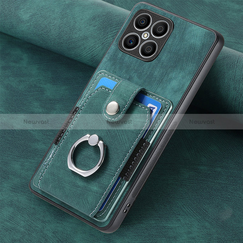 Soft Silicone Gel Leather Snap On Case Cover SD1 for Huawei Honor X8 4G