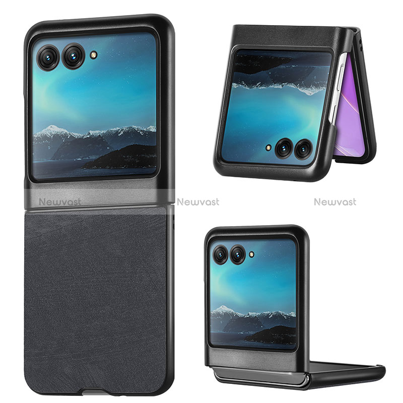 Soft Silicone Gel Leather Snap On Case Cover SD1 for Motorola Moto Razr 40 Ultra 5G