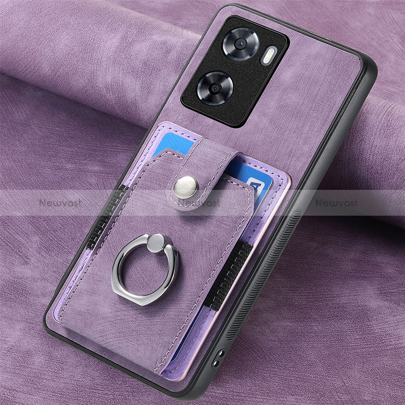 Soft Silicone Gel Leather Snap On Case Cover SD1 for Oppo A77 4G
