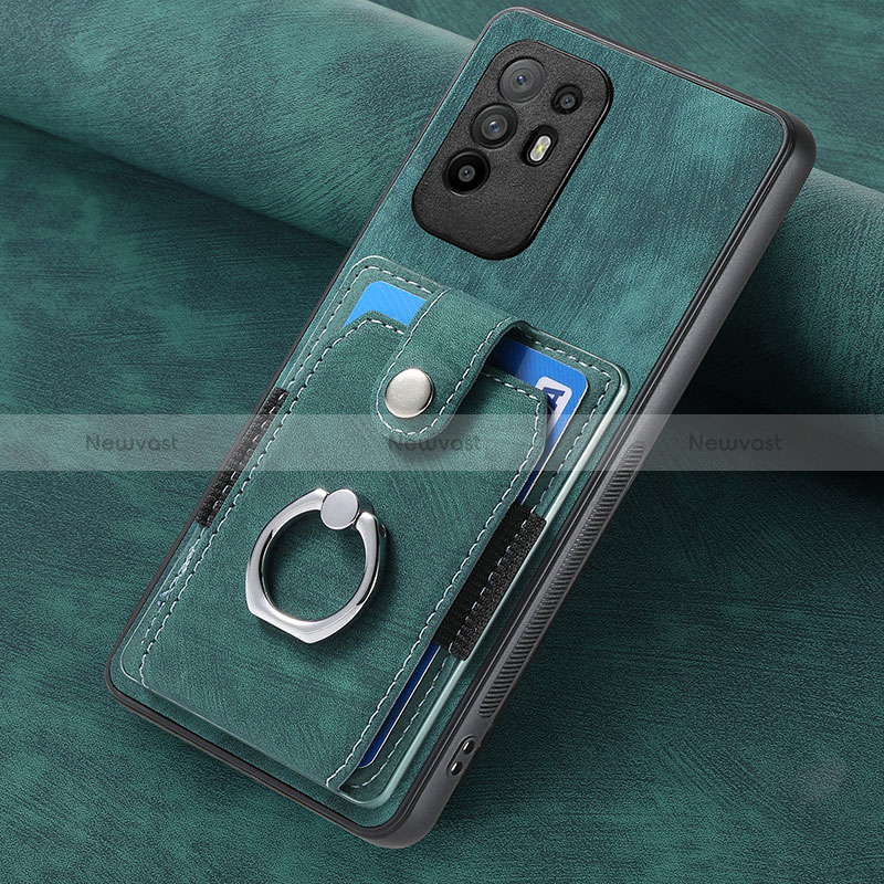 Soft Silicone Gel Leather Snap On Case Cover SD1 for Oppo A95 5G