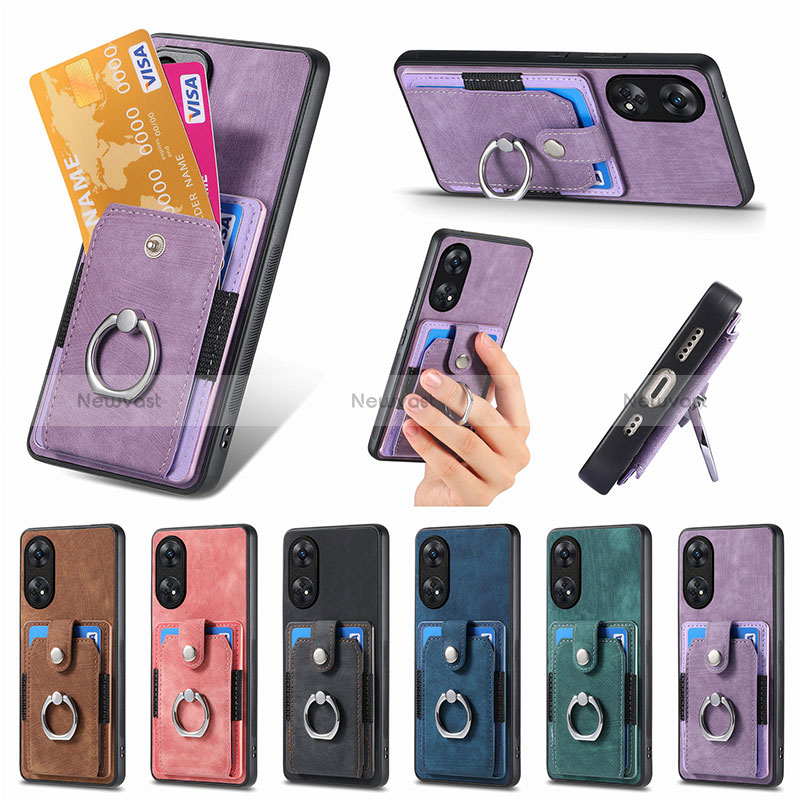 Soft Silicone Gel Leather Snap On Case Cover SD1 for Oppo Reno8 T 4G
