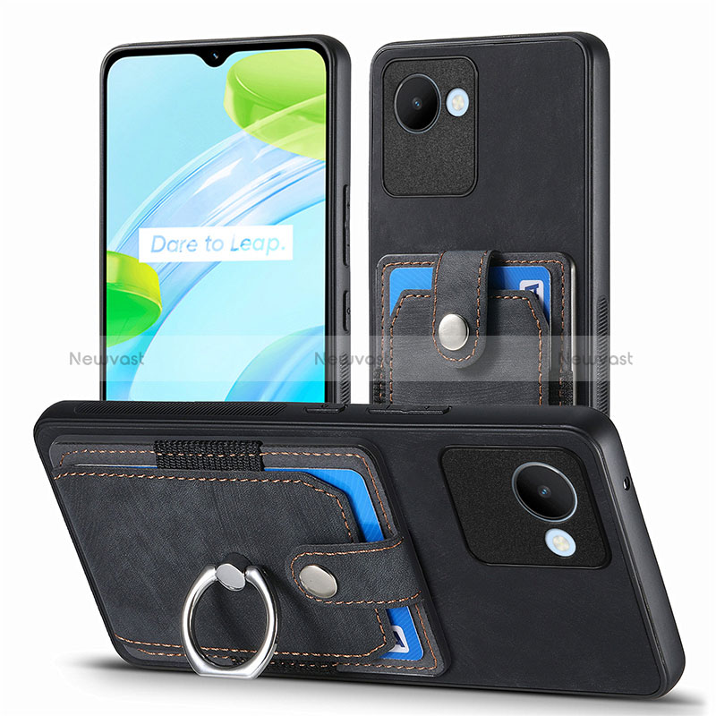 Soft Silicone Gel Leather Snap On Case Cover SD1 for Realme C30s