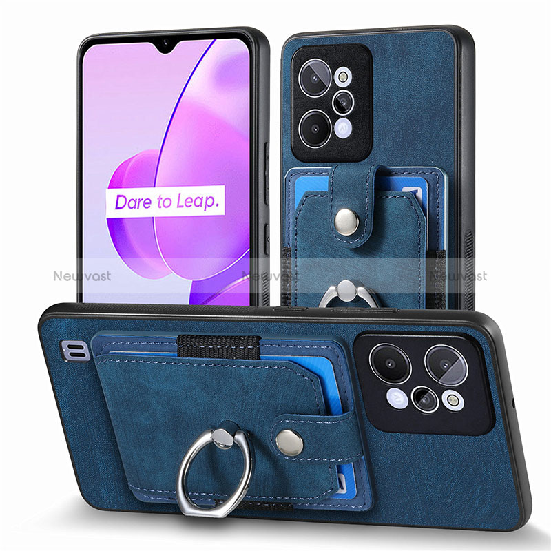 Soft Silicone Gel Leather Snap On Case Cover SD1 for Realme C31