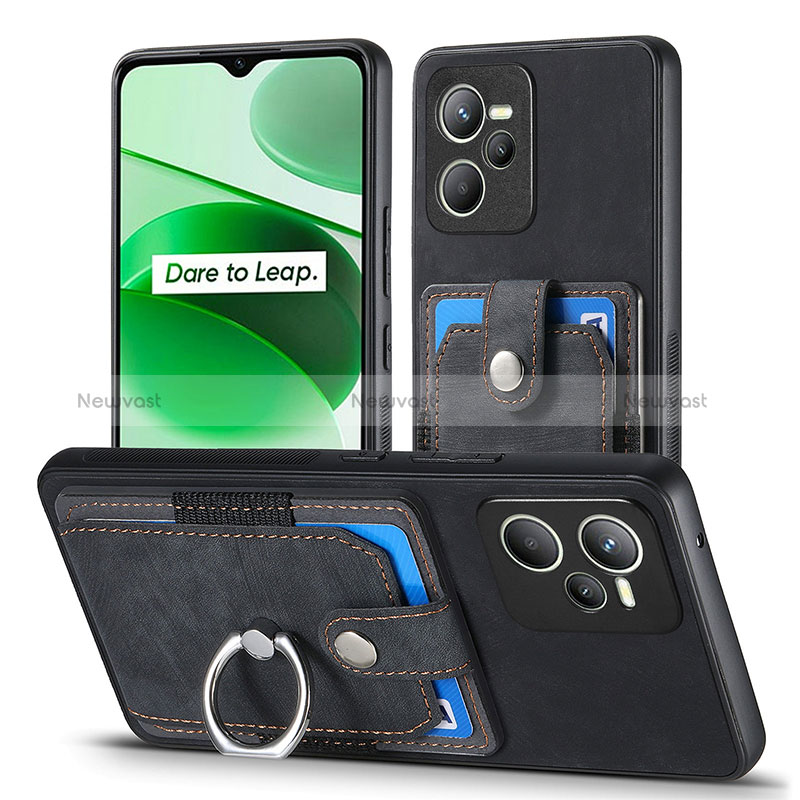 Soft Silicone Gel Leather Snap On Case Cover SD1 for Realme C35