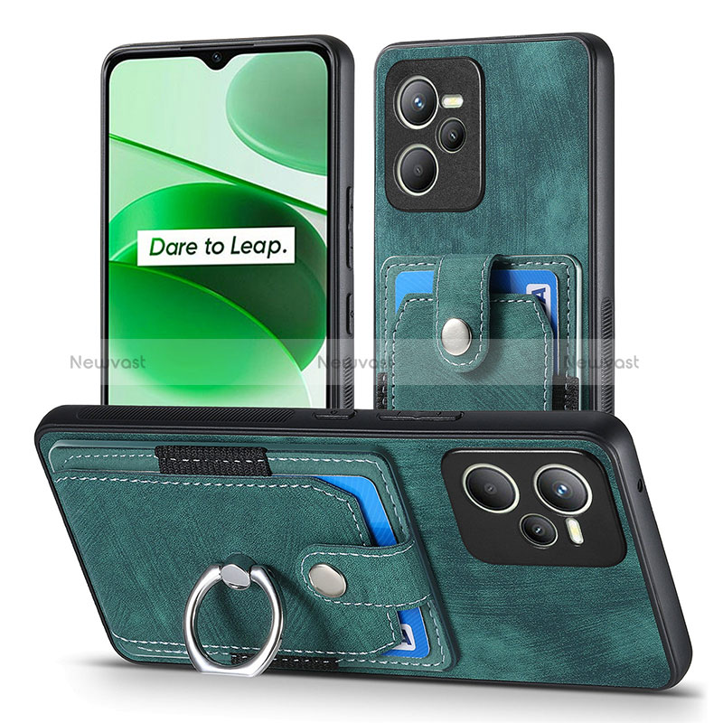 Soft Silicone Gel Leather Snap On Case Cover SD1 for Realme C35