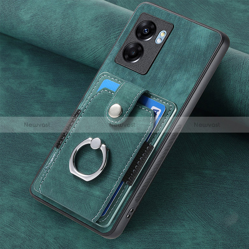 Soft Silicone Gel Leather Snap On Case Cover SD1 for Realme V23i 5G