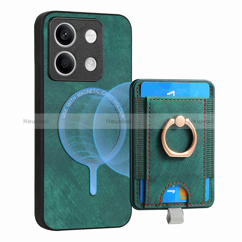 Soft Silicone Gel Leather Snap On Case Cover SD1 for Xiaomi Redmi Note 13 5G