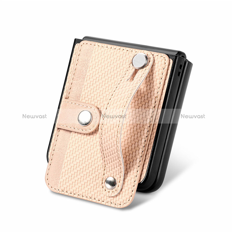 Soft Silicone Gel Leather Snap On Case Cover SD10 for Motorola Moto Razr 40 5G