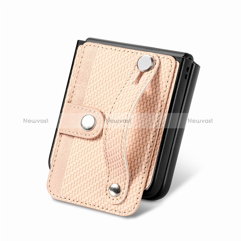 Soft Silicone Gel Leather Snap On Case Cover SD10 for Motorola Moto Razr 40 Ultra 5G