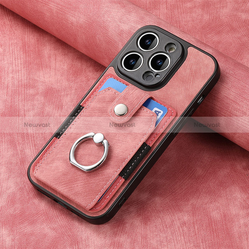 Soft Silicone Gel Leather Snap On Case Cover SD11 for Apple iPhone 14 Pro