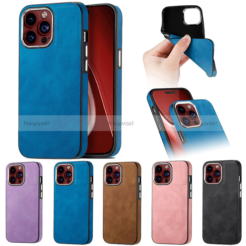 Soft Silicone Gel Leather Snap On Case Cover SD13 for Apple iPhone 13 Pro