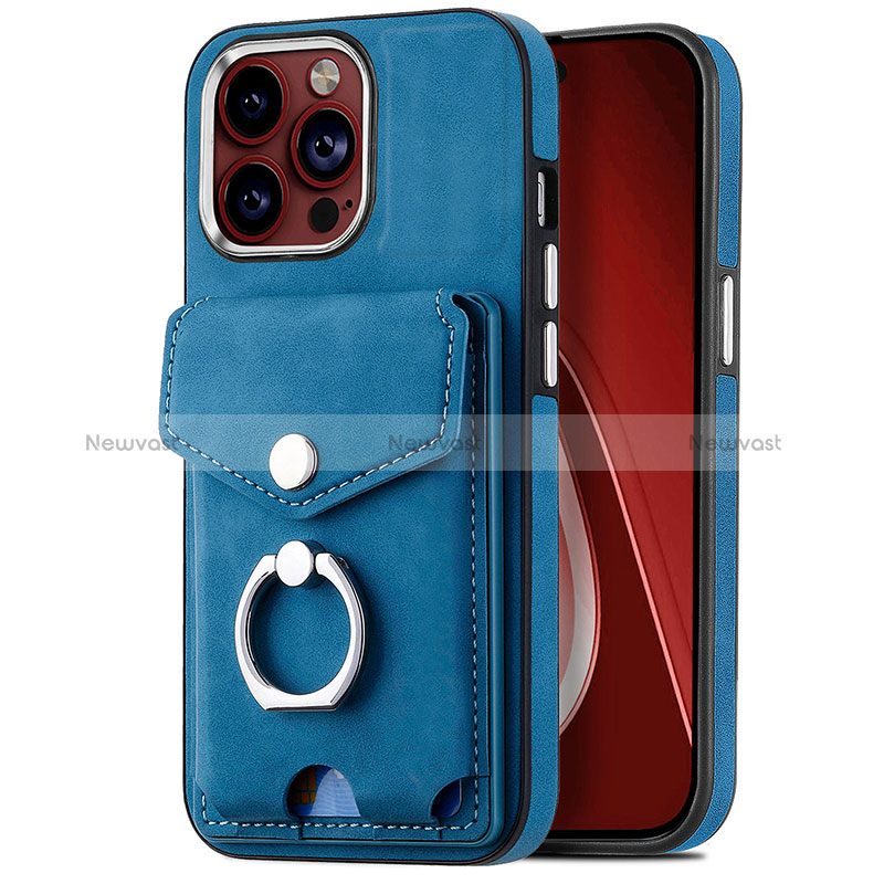 Soft Silicone Gel Leather Snap On Case Cover SD16 for Apple iPhone 15 Pro