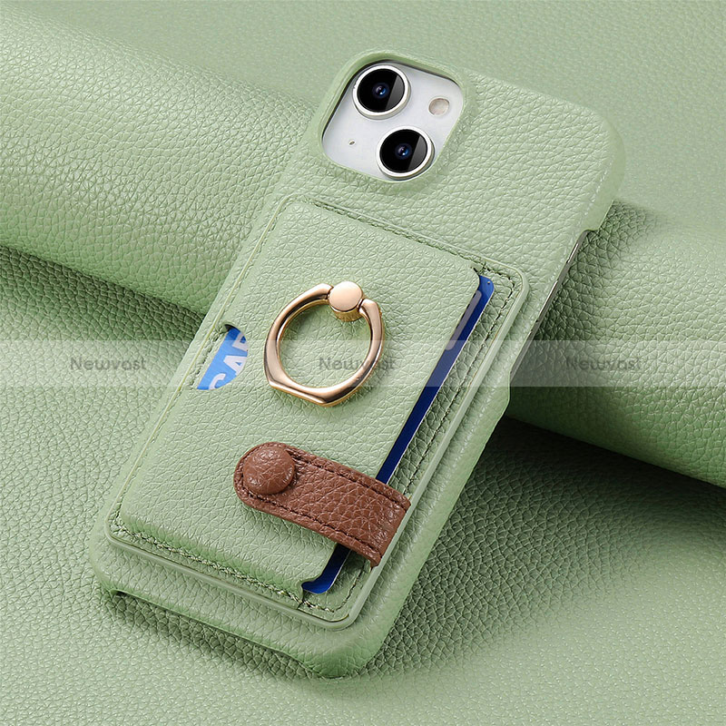 Soft Silicone Gel Leather Snap On Case Cover SD17 for Apple iPhone 13