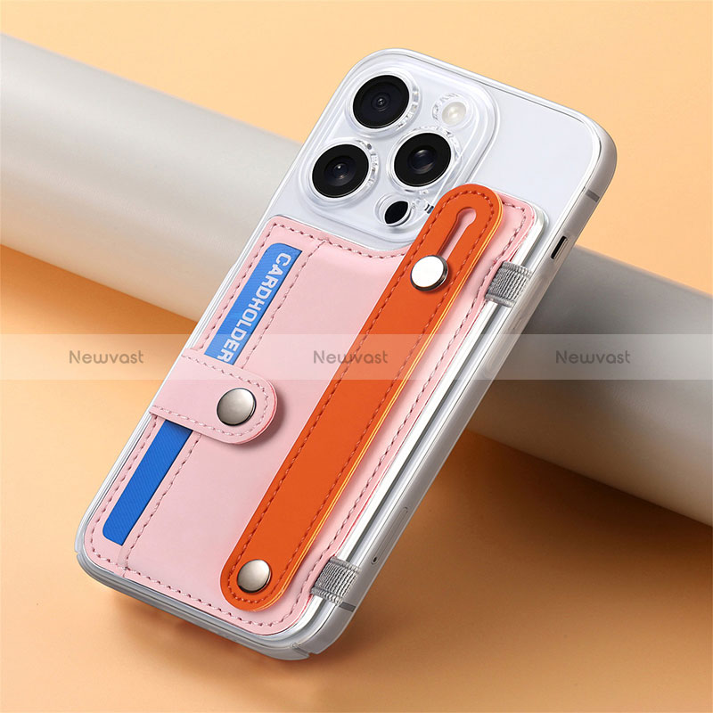 Soft Silicone Gel Leather Snap On Case Cover SD19 for Apple iPhone 14 Pro