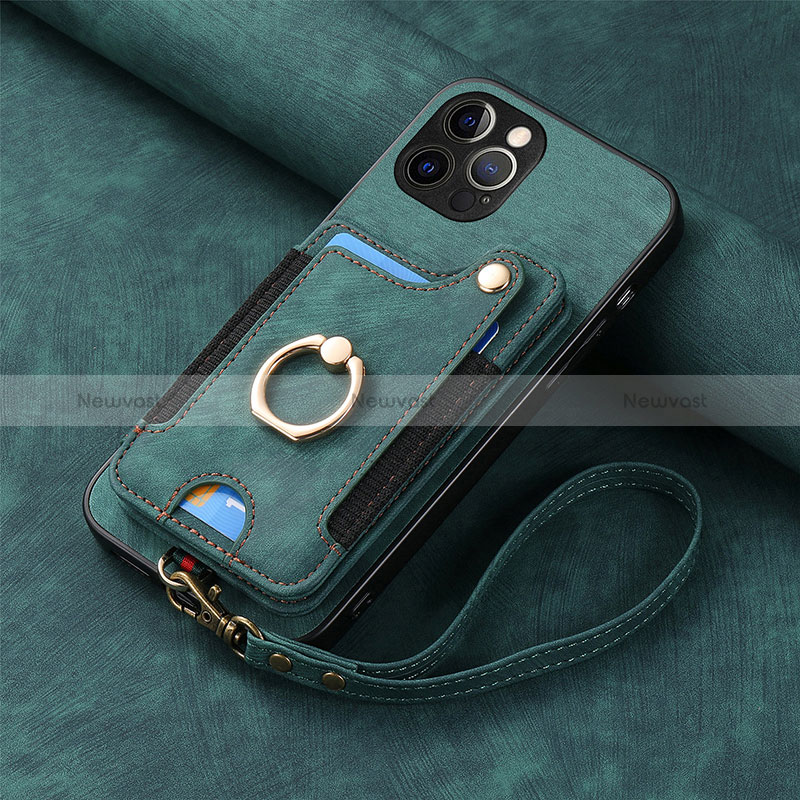 Soft Silicone Gel Leather Snap On Case Cover SD2 for Apple iPhone 13 Pro